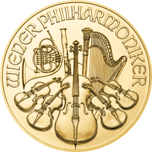 1 Unze Gold Wiener Philharmoniker 2023 