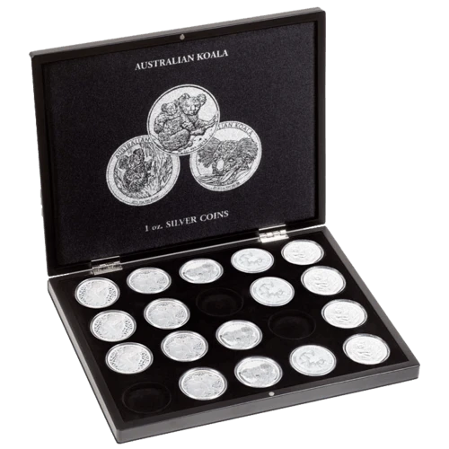 Münzkassette für 20 x 1 Unze Silber Koala 