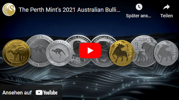 The Perth Mint's 2021 Australian Bullion Coin Program