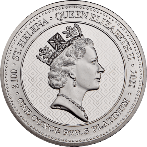 1 Ounce Platinum Queens virtues Victory