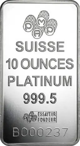 platinbarren 10 oz fortuna pamp suisse
