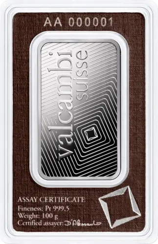 platinbarren 100 g valcambi