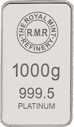 1000 g Royal Mint Platinbarren