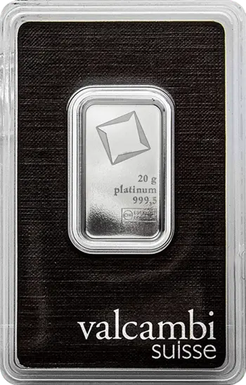 platinbarren 20 g valcambi