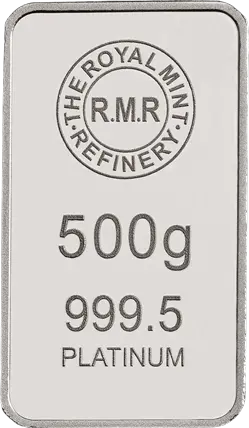 500 g Platinbarren Royal Mint 