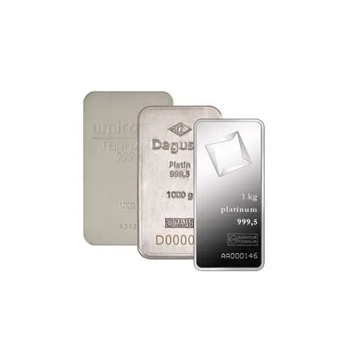 1 kg Platinbarren diverse Hersteller 1 kg Platinbarren diverse Hersteller
