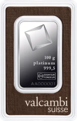 platinbarren valcambi 100 g