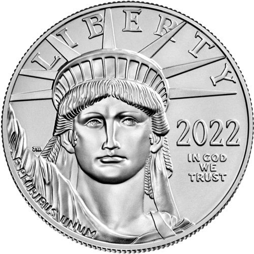 1 Unze Platin American Eagle 2022 (differenzbesteuert)