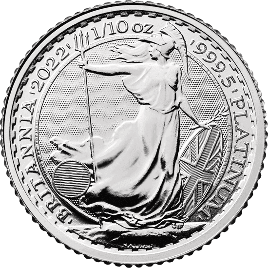1/10 Unze Platin Britannia 2022 (zollfrei)