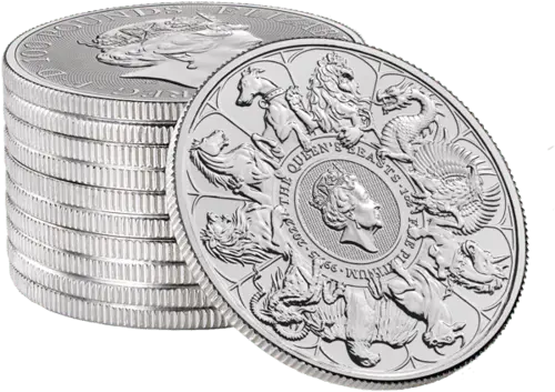 1 Unze Platin The Completer Coin 2022 Queen´s Beasts 