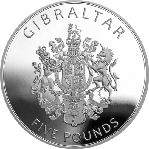 Platinmünze 1 oz Gibraltar Castle Wert