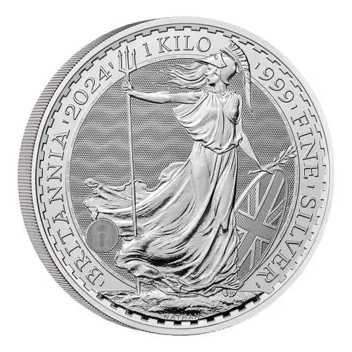 1 kg Silber Britannia 2024 Motiv