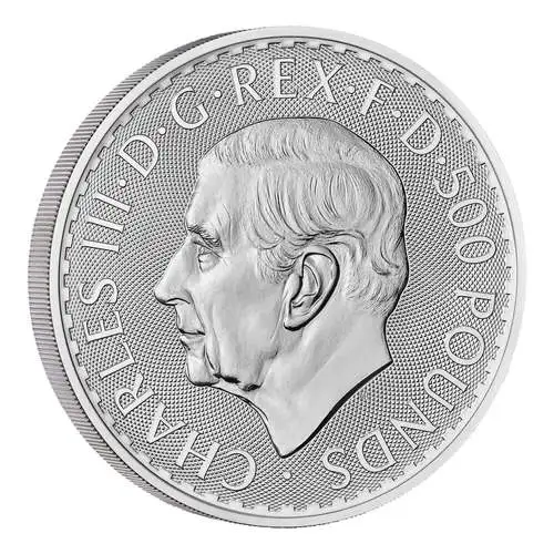 1 kg Silber Britannia 2024 Wertseite