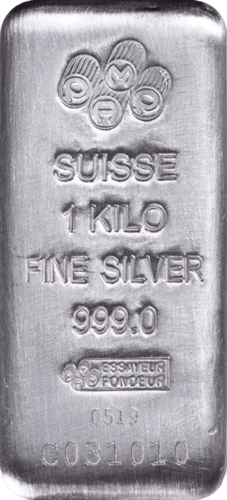 1 kg Silberbarren PAMP Suisse von Hersteller PAMP