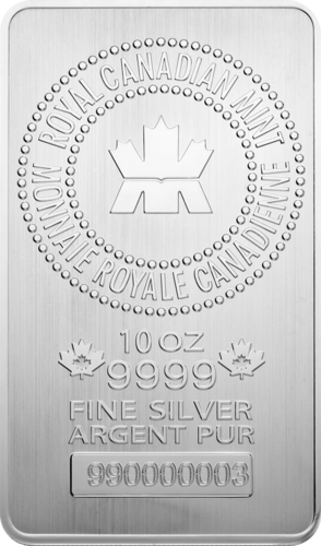 10 oz Silberbarren Royal Canadian Mint