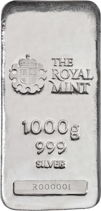 1 kg Silberbarren Royal Mint