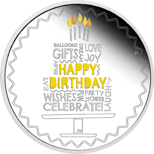 1 Unze Silber Happy Birthday 2022