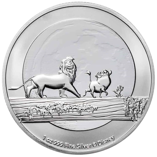 König der Löwen Hakuna Matata Silbermünze 2021 