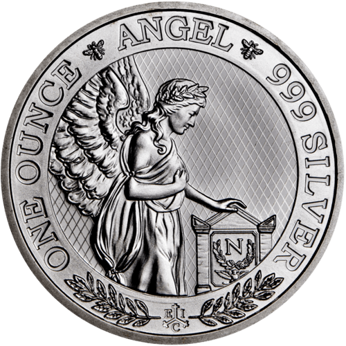 Vorderseite 1 Unze Silber St. Helena Napoleon Angel 2021 von Hersteller Diverse Münzprägestätten