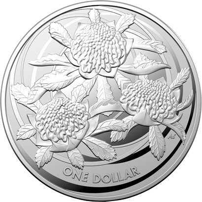 1 Unze Silber Wildflowers of Australia Waratah 2022