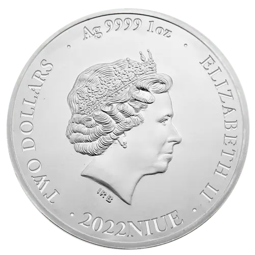 Silbermuenze Niue Bitcoin 1 Unze 2022