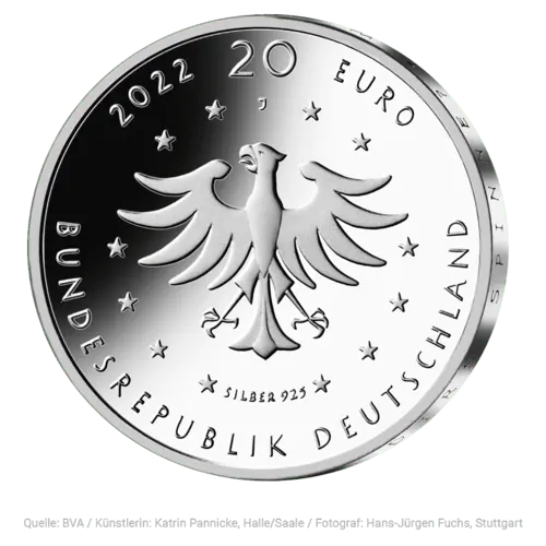 silbermuenze 20 euro gedenkmuenze 2022 rumpelstilzchen