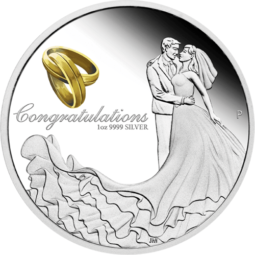 1 Unze Silber Hochzeitmünze Proof 2022 