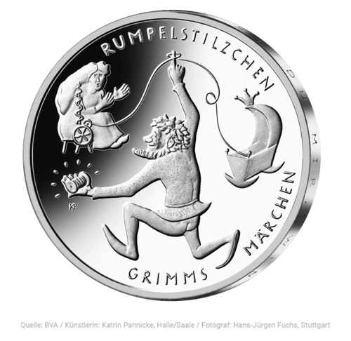 20 Euro Sammlermünze Grimms Märchen Rumpelstilzchen 2022