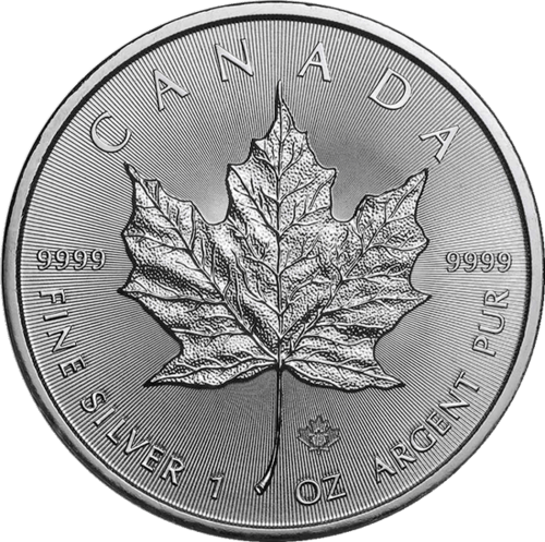 1 Unze Silber Maple Leaf 2023 
