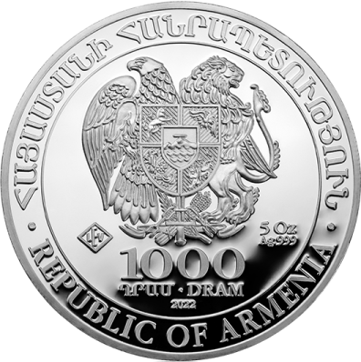 5 Unzen Silber Armenien Arche Noah 2022