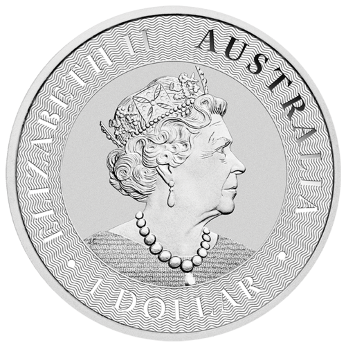 1 Unze Silber Känguru 2022 Wertseite