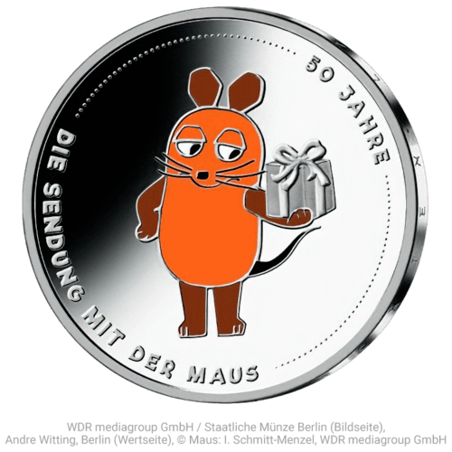 20 Euro Sendung mit der Maus Silbermünze 2021 