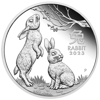 1 kg Silber Lunar III Hase 2023