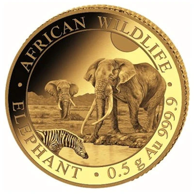 1/25 Unze Gold Somalia Elefant 2026 1/25 Unze Gold Somalia Elefant 2026