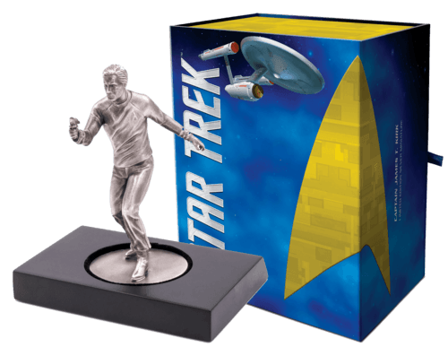 150 g Silber-Miniatur Star Trek - Captain James T. Kirk