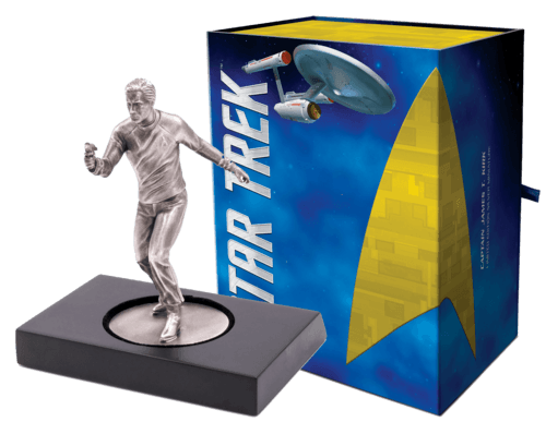 150 g Silber-Miniatur Star Trek - Captain James T. Kirk