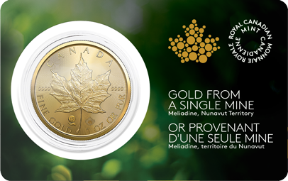 1 Unze Gold Maple Leaf single-sourced Mine 2022